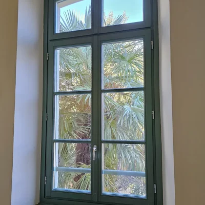 sostituzione serramenti in legno centinati con inglesine