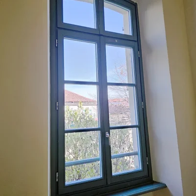 sostituzione serramenti in legno centinati con inglesine