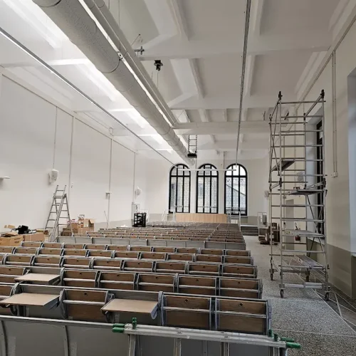 aula studio palazzo venturi, nuovi infissi